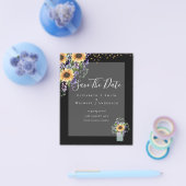 予算ひまわり紫素朴の日を保存 チラシ (シングル)