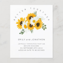 予算ひまわり花フローラ婚約発表