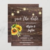 予算ひまわり、木材&ライト日付を保存 (正面/裏面)