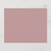 予算ほこりっぽいバラタイポグラフィ結婚式の日付を保存 (裏面)