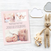 予算ようこそ4フォトピンクの誕生のお知らせ