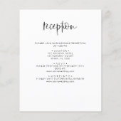 予算をすべて一つのミニマ結婚リストに収めシンプルる チラシ (裏面)