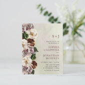 予算をすべて1つのムーディーズフローラ結婚式招待状 (スタンド正面)