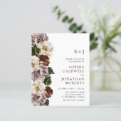 予算をすべて1つのムーディーズフローラ結婚式招待状 (スタンド正面)