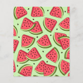 予算を一つメロンの最初の誕生日招待状 チラシ (裏面)