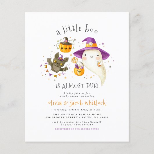 予算を少しブハロウィーン秋赤ちゃんシャワー (正面)