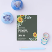 予算を抑えたモダンな結婚式　〜ラスティック　サンキライフスタイル〜 チラシ (シングル)