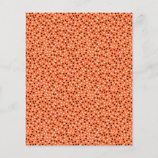 予算を確保不気味!かわいい黒い誕生日パーティー (裏面)