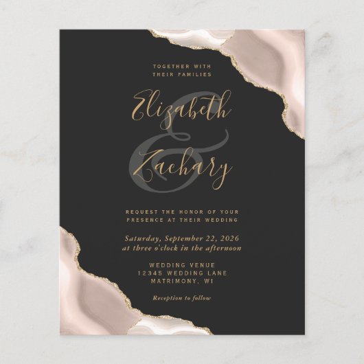 予算アイボリーアゲートコーナーズダーク結婚ズ (正面)