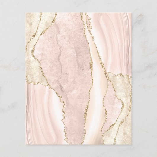 予算アイボリー金ゴールド集計結婚式招待状 (裏面)