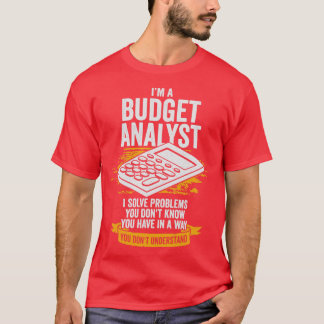 予算アナリストのギフトである Tシャツ