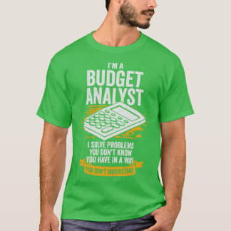 予算アナリストのギフトである Tシャツ