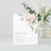 予算アンティークバラブライダルシャワー招待 (スタンド正面)