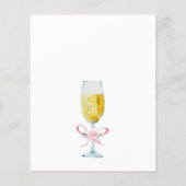 予算アンティークバラブライダルシャワー招待 (裏面)