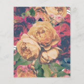 予算アンティークバラヴィンテージボホ結婚ズ チラシ (裏面)