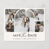 予算アーチ写真コラージュ日付の保存 チラシ (正面)