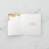 予算アールデコエレガントクリスマスカップル シーズンカード (内部)