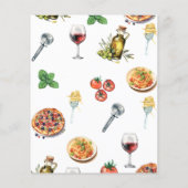 予算イタリアンはアモーレハーサルディナー チラシ (裏面)