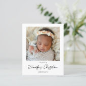 予算インスタント2枚の写真誕生のお知らせ4 (スタンド正面)