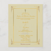 予算インディアン結婚ヒンズー教徒招待 (裏面)