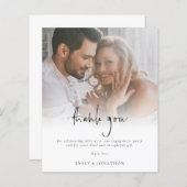 予算インフォーマルスクリプトフォト婚約ありがとう (正面/裏面)