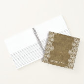 予算ウェディングプランナーパーソナライズされたトレンディーモダン ノートブック (内部)