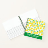 予算ウェディングプランナーパーソナライズされたトレンディーモダン ノートブック (内部)