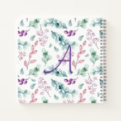 予算ウェディングプランナーパーソナライズされたトレンディーモダン ノートブック (裏面)