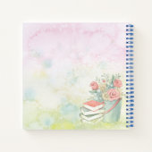 予算ウェディングプランナーパーソナライズされたトレンディーモダン ノートブック (裏面)