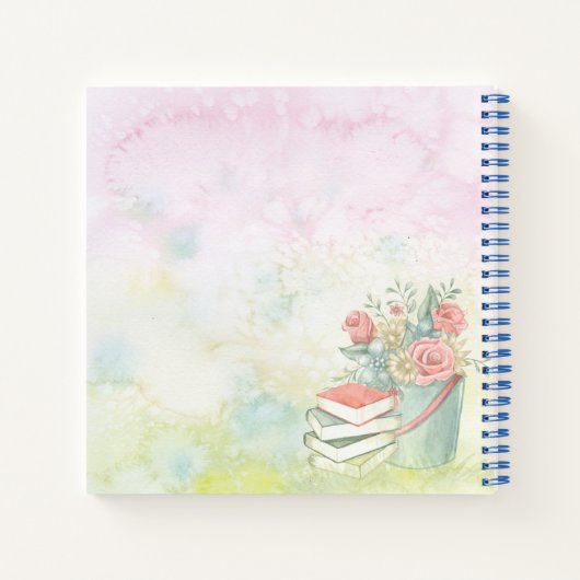 予算ウェディングプランナーパーソナライズされたトレンディーモダン ノートブック (裏面)