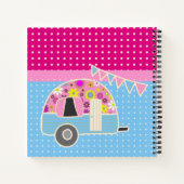 予算ウェディングプランナーパーソナライズされたトレンディーモダン ノートブック (裏面)