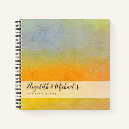予算ウェディングプランナーパーソナライズされたトレンディーモダン ノートブック
