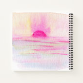 予算ウェディングプランナーパーソナライズされたトレンディーモダン ノートブック (裏面)