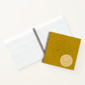 予算ウェディングプランナーパーソナライズされたトレンディーモダン ノートブック (内部)