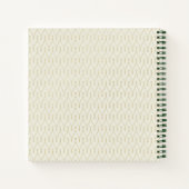 予算ウェディングプランナーパーソナライズされたトレンディーモダン ノートブック (裏面)