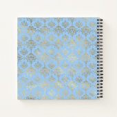 予算ウェディングプランナーパーソナライズされたトレンディーモダン ノートブック (裏面)