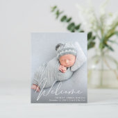 予算ウェルカムスクリプト写真の誕生のお知らせ (スタンド正面)