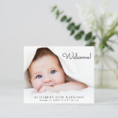 予算ウェルカムフォトコラージュ誕生のお知らせ (スタンド正面)