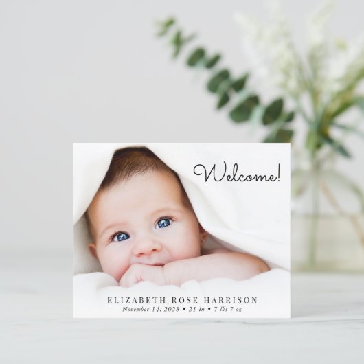 予算ウェルカムフォトコラージュ誕生のお知らせ (スタンド正面)