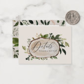 予算ウッドスライス結婚の詳細は日付を保存 ノートカード (正面/裏面インサイチュ)