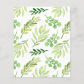 予算ウッドランド動物の赤ちゃんシャワー探索 (裏面)