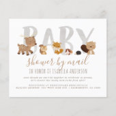 予算ウッドランド動物ニュートラルベビーシャワーbyメール (正面)