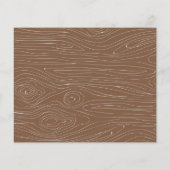 予算ウッドランド動物バンドパレード赤ちゃんシャワー (裏面)