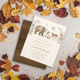 予算ウッドランド森林動物ベビーシャワー