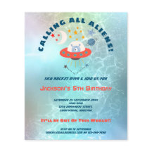 予算エイリアン5th誕生日パーティーへの招待