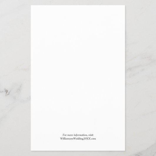 予算エレガントな結婚式の写真日付を保存 チラシ (裏面)