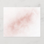 予算エレガントな結婚式サンキューカード。 (裏面)