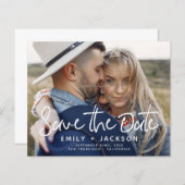 予算エレガントのシンプル写真を保存 (正面/裏面)