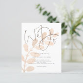 予算エレガントスクリプトWe Do結婚式招待状 (スタンド正面)