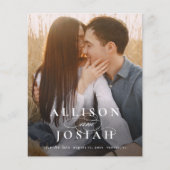 予算エレガントタイポグラフィ結婚写真救のThe (正面)